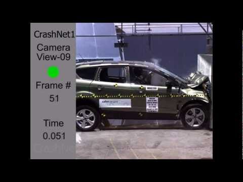 Ford Escape | Frontal Crash Test | 2013 | NHTSA High Speed Camera | CrashNet1