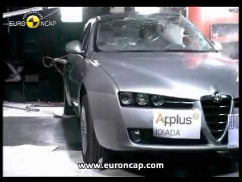 Crash test  Alfa Romeo 159 2006 cars video