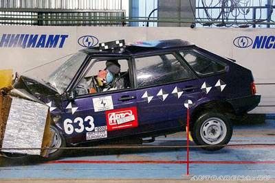  краш тест ваз 2109