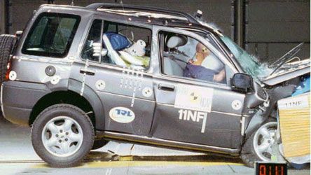  land rover freelander crash test