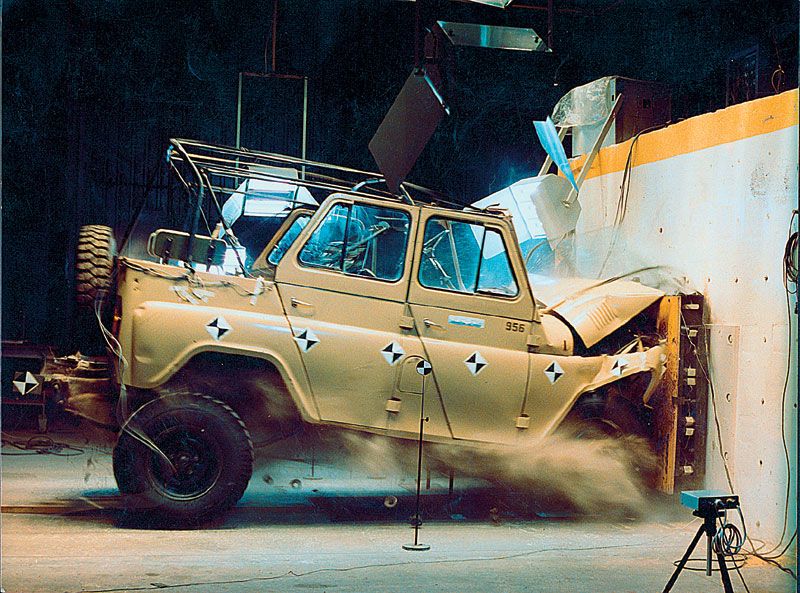  уаз краш тест