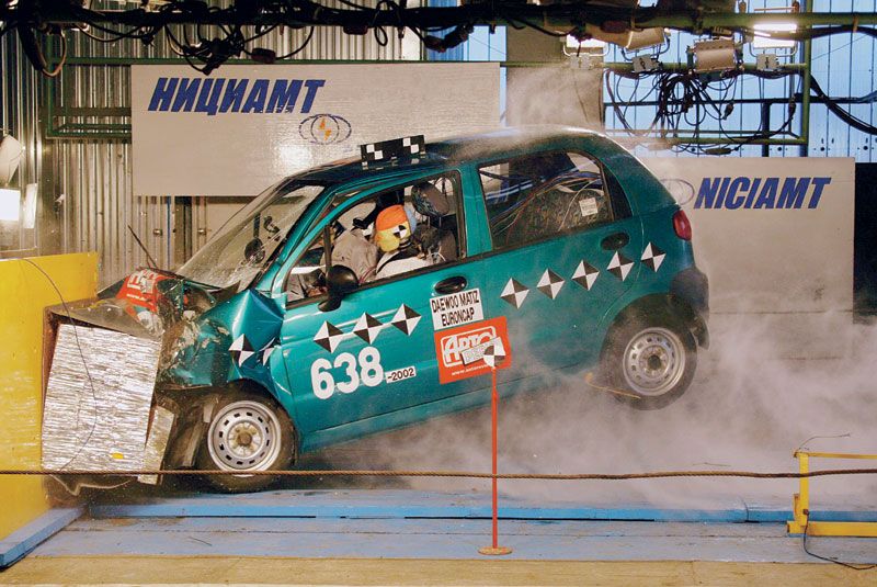  краш тест matiz